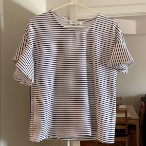 Rose & Olive striped shirt- M never worn